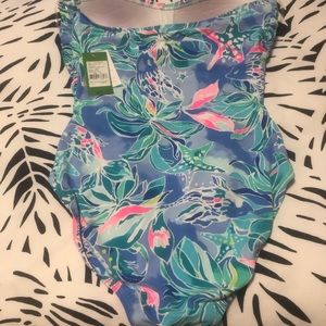 Lily Pulitzer Flamenco One Piece swimsuit size 14